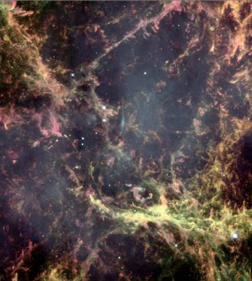Heart of the Crab Nebula